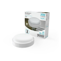 Настенно-потолочный светодиодный светильник Gauss Elementary 126411220 GAUSS