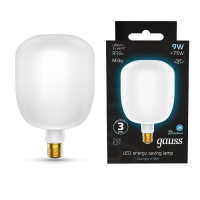 Лампа светодиодная филаментная Gauss E27 9W 4100К матовая 1015802209 GAUSS