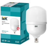 Лампа светодиодная HP 65Вт 230В 4000К E40 IEK LLE-HP-65-230-40-E40