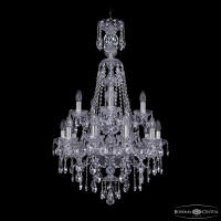 Подвесная люстра Bohemia Ivele Crystal 1415/10+5/200/XL-97/2d Ni