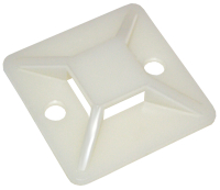 Площадка 30х30 самоклеющаяся под хомуты (100шт) IEK UHP30-30-100