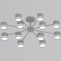 Люстра на штанге Reluce 89730-0.3-12 GX53 GREY