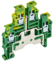 Колодка клеммная CTS-ML-PEN земля 2 ур. 4мм2 IEK YCT13-03-2-K52-004