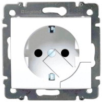 Розетка 2К+3 Legrand Valena 16A 250V с/з механической системой выталкивания вилки винтовой зажим белая 774394