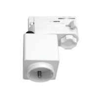 Адаптер для светильника с розеткой Shuko к шинопроводу 5030xx-R/5040xx-(F)/(R) Quattro Lightstar 594006-WSA