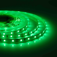 Светодиодная лента Apeyron 12В 3528 4.8Вт/м зеленый 5м IP20 00-434