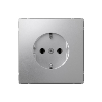 ARTGALLERY РОЗЕТКА с заземлением, 16А, механизм, быстрозажимные клеммы, алюминий Systeme Electric GAL000343S