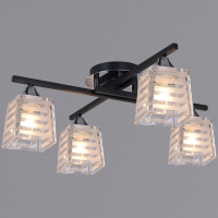 Потолочная люстра Reluce 89260-0.3-04 BK+CR