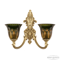 Бра Bohemia Ivele Crystal Verona 7209B15/2/175 FP P2 U Amber-Green/H-1I