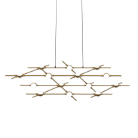 Подвесная люстра DeLight Collection Molecular MD18001067-14A black/gold