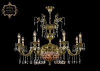 Подвесная люстра Art Classic 31.29.8.CK250SP.250GL.G.Sp.Amber.White.1E ArtClassic