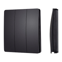 Кнопочная панель Arlight KINETIC-801-22-3G-WP-SUF Black (No battery, IP67, 433Mhz) 051675