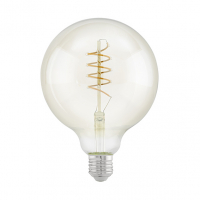 Лампа светодиодная филаментная Eglo E27 4W 2200К янтарь 11683