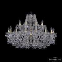 Подвесная люстра Bohemia Ivele Crystal 1409/16+8/360 G