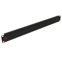 Фальш-панель 1U. черный RAL 9004 SYSMATRIX BP 0118.900