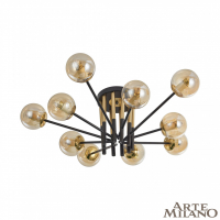 Потолочная люстра Arte Milano Neapolis 273708/10 BK/GD