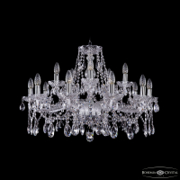 Подвесная люстра Bohemia Ivele Crystal 1413/10+5/300 Ni