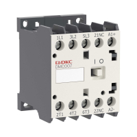 Миниконтактор YON DMC007 7A 3кВт AC3 3P кат. 220В AC 1НО DKC DMC007-3C10A230