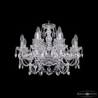 Подвесная люстра Bohemia Ivele Crystal 1411/8+4/195 Ni