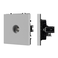 Механизм телевизионной розетки Arlight SCT-NOBE-MTV1-SFPL-IS (Никель) 061896