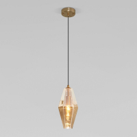 Подвесной светильник Eurosvet Prism 50236/1 янтарный a058957