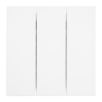 Выключатель 3-клавишный (механизм) Stekker Мия 250В 10А RSW10-3108-01 белая магнолия 50430