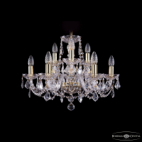 Подвесная люстра Bohemia Ivele Crystal 1402/6+3/195 G Leafs