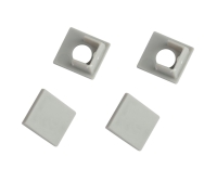 Набор заглушек Эра 5022-3 для профиля 5022, 4624, 5313(01) 3313, 3213, 5313(02) 2шт глухие 2шт с отверстием ЭРА Б0062806