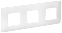 SKANDY Рамка 3-местная SK-F03W арктический белый IEK SK-M32-K01