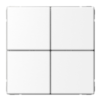 Выключатель 4-клавишный сценарный, сх. 1 Systeme Electric ArtGallery Белый GAL000174