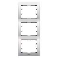 Рамка 3-постовая Legrand Galea Life тертый алюминий 771957