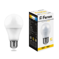 Лампа светодиодная LED 5вт Е27 теплый шар FERON LB-38 25404