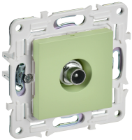 SKANDY Розетка TV проходная SK-A17G мятный IEK SK-A10-P-K06