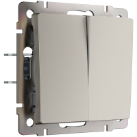 Выключатель двухклавишный проходной Werkel W1222004 4690389211928 a069458