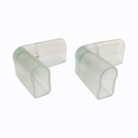 Комплект коннекторов для прямого соединения одностороннего светодиодного неона мини 2шт Apeyron 09-130-3 09-131-2