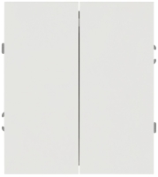 Переключатель ЭРА Arktik 16-1106-01 двойной 10АХ-250В белый Б0070364