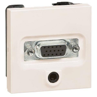 Розетка аудио/видео HD15+Jack3.5 Legrand Valena слоновая кость 774182