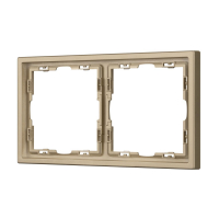 Рамка пластиковая Arlight FRM-NOBE-SFPL-2-GD 054217