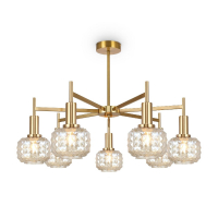 Люстра на штанге Freya Fero FR5366CL-07BS