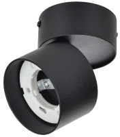 Светильник 4040 настенно-потолочный под лампу GX53 черный IEK LT-USB0-4040-GX53-1-K02