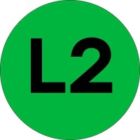 Наклейка L2 d=20мм PROxima EKF an-2-15-1