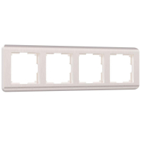 Рамка на 4 поста Werkel Stream перламутровый W0042113 4690389162503