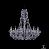 Подвесная люстра Bohemia Ivele Crystal 1410/16/360/h-95 Ni V0300