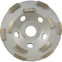 Чашка алмазная двухрядная ''Эконом'' 125х22.23х7х5 мм (грубая шлифовка, для PC5000/5001С) Makita D-41458