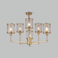 Люстра на штанге Eurosvet Inari 60144/6 золото a061942