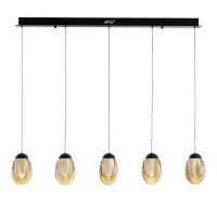 Подвесной светильник Delight Collection MD25090022-5B matt black/champagne