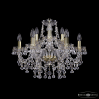 Подвесная люстра Bohemia Ivele Crystal 1409/6+3/195 G