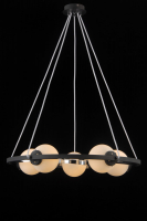 Подвесная люстра Natali Kovaltseva SPHERE 81020-5C SATIN BLACK