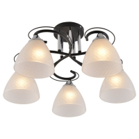 Потолочная люстра Seven Fires Nuala SF3372/5C-BK-CR-WT