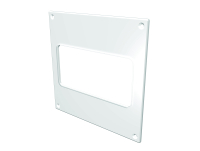 Накладка торцевая пластик 150х150 для воздуховода 60х120 ERA 612НПП 649